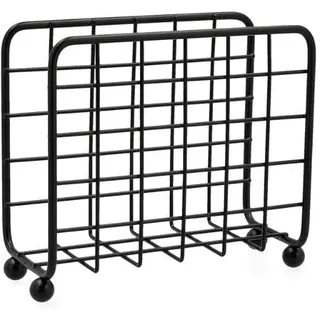 Quid Ebano Serviettenhalter, vertikal, Stahl, lackiert, 14,5 x 6,8 x 11,8 cm