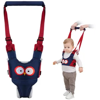 Vicloon Baby Lauflernhilfe Gehhilfe für Baby,Lauflernhilfen Einstellbare mit Sicherheitsverschluss und Magischen Aufklebern, Atmungsaktiv Stehen Gehen Lernen Helfer Walker (Blau)