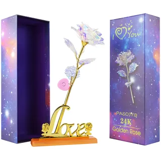 Muttertagsgeschenke für Mama Ewige Rose Geschenke für Frauen Galaxy Rose Geschenke für Mama Oma Mädchen Frau Schwester Geschenk Freundin Geburtstagsgeschenk für Frauen Muttertagsgeschenk Jahrestag