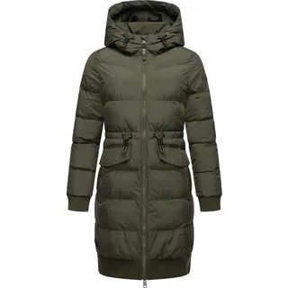 Ragwear Steppmantel "Steppmantel Briosh", schwarz olive