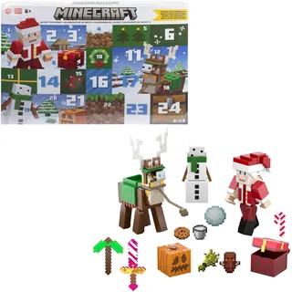 Mattel Minecraft Spielwaren Adventskalender 2024