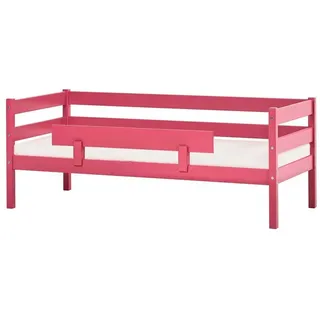Jugendbett ECO Comfort 70 x 160 cm Kiefer massiv rosa