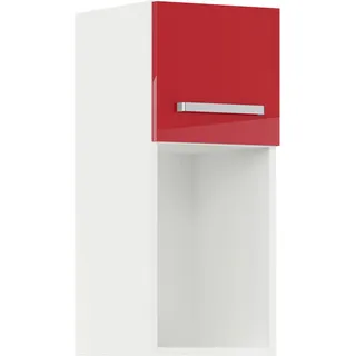 IMPULS KÜCHEN Klapphängeschrank »"Turin", Breite/Höhe: 30/72,3 cm« vormontiert, mit Klapptür und offener Nische, rot