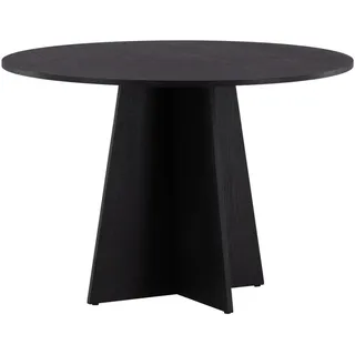 VCM Esstisch Ø 110 cm schwarz