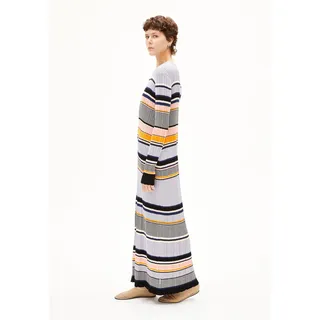 KAAMILA STRIPES |  Strickkleid aus Bio-Baumwolle - mehrfarbig (L)