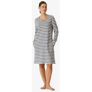 SCHIESSER Nachthemd Casual Essentials Nacht-hemd schlafmode sleepwear bunt L (40)
