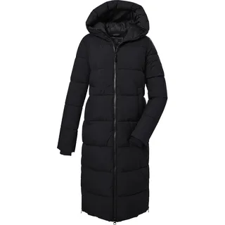 G.I.G.A. DX Damen Steppmantel mit Kapuze/Funktionsmantel ist wasserabweisend GW 50 QLTD CT, schwarz, 40, 39840-000