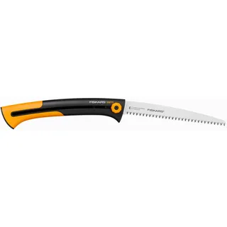 Fiskars Xtract Große Handsäge 25,5 cm - Einziehbar - Schwarz/Orange