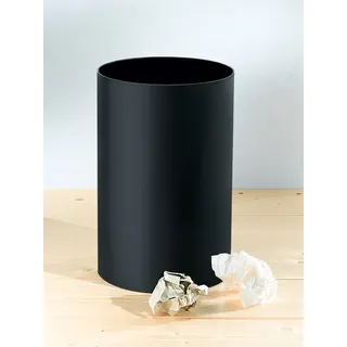 Kartell Papierkorb schwarz, Designer Gino Colombini, 38 cm