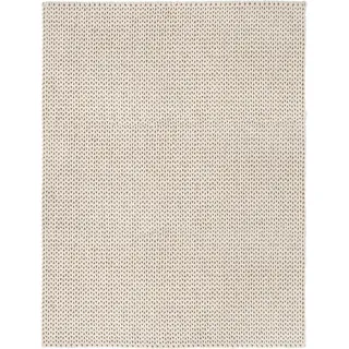 Home affaire Wollteppich »Noyack«, rechteckig, 12 mm Höhe, Handweb-Teppich, Strick-Optik, handgewebt, reine Wolle Home affaire creme B: 70 cm   1 St.