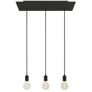 Creative Cables Rose-one Xxl 3 Falls With Light Bulb Hängelampe - Matter Black - One Size