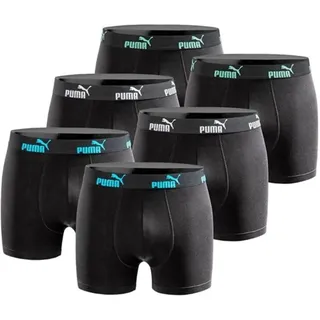Puma Herren Boxershorts 6er Pack black combo - L