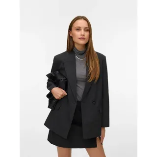 Vero Moda Bestie Loose Blazer - Dark Grey Melange - L