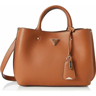 GUESS Umhängetasche Meridian Girlfriend Satchel Cognac
