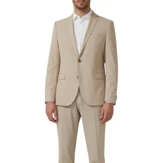 s.Oliver Herren 2140779 Business-Anzug Jacke, 80M1 beige, 56