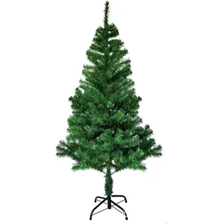 120cm Künstlicher Weihnachtsbaum Kunst Tannenbaum Kunstbaum Christbaum Deko Baum PVC - Grün