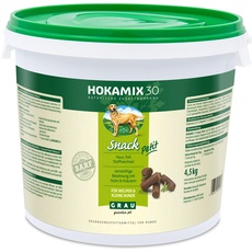 Bild - das Original - HOKAMIX30 Snack Petit, der gesunde Vorsorgesnack mit 30 wichtigen Kräutern, 1er Pack (1 x 4,5 kg), Ergänzungsfuttermittel für Hunde