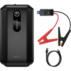 Bild Super Energy Car Jump Starter 10000mAh 1000A USB (black) Powerbank (Akku) - schwarz - 10000 mAh