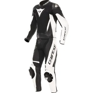 Dainese Demon Sprint, Lederkombi - Schwarz/Weiß / 54