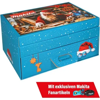 Makita Werkzeug-Adventskalender 2025 schwarz/rot