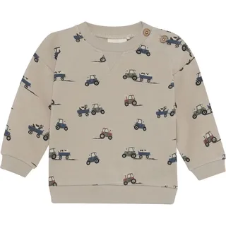 Minymo Sweatshirt LS AOP feather gray (1206) 86
