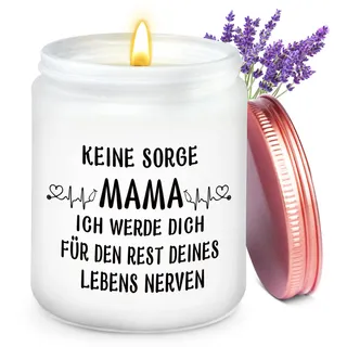 Geschenke für Mama, Geburtstagsgeschenk Muttertagsgeschenk für Mama von Tochter Sohn, Mama Duftkerzen, Mama Geschenk, Mutter Geschenk zum Muttertag Geburtstag Weihnachten (Lavendel)