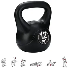 MAGIC SELECT 12 kg Kettlebell-Gewicht mit Ergonomischem Griff, Kettlebell-Hantel für Muskeltraining zu Hause und im Fitnessstudio.
