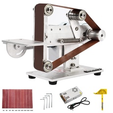 Huanyu Bandschleifer Mini Schleifmaschine Elektrische bandschleifmaschine DIY Schleifwerkzeug, Kabelgebunden, für Messer Holz mit 895/997 Motor (997 Motor, Leistung der Batterie: 480W)
