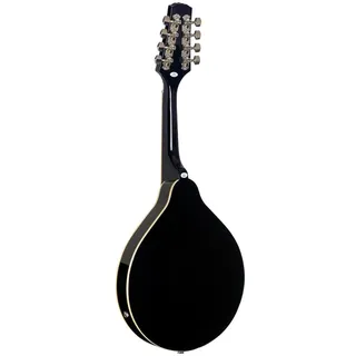 STAGG M50 E BLK Akustik-Elektrische Bluegrass Mandoline mit Nato-Deckel, schwarz