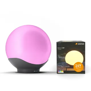Steinel Kugelleuchte Kunststoff Ø 300 mm inkl. LED-Leuchtmittel grau/weiß