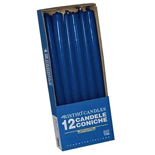 CERERIA DI Giorgio risthò Kerzen konisch-Kerzenhalter, Wachs, Blau Nacht, 2.2 x 30 cm, 12 Einheiten