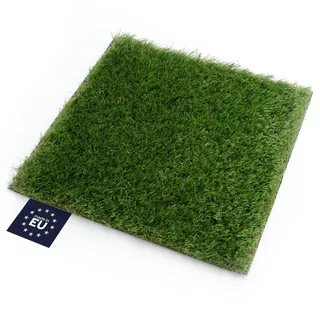 Primaflor Kunstrasen Korsika | 200x450 cm | Grün | 30 mm hoch | UV-stabil | wetterfest | wasserdurchlässiger Rasenteppich | Outdoor Bodenbelag für Balkon Terrasse Garten