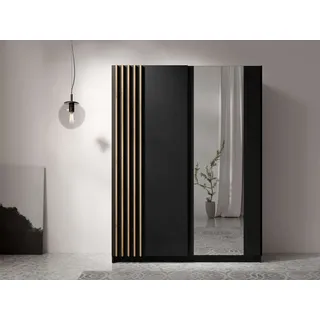 Home Affaire Schiebetürenschrank Charisy 150,6 x 198,5 x 62 cm Schwarz