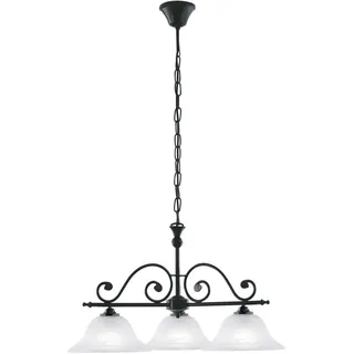 EGLO Murcia 3-flg. 63 cm geschwungen schwarz/weiß