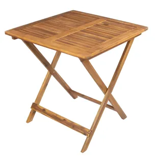 Balkontisch Akazie 70 x 70 cm klappbar CAMERON - Braun
