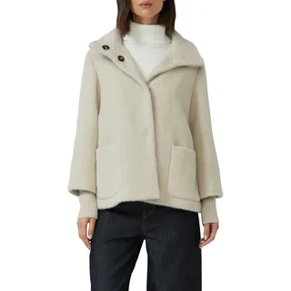 s.Oliver Jacke mit Stehkragen und Rippstrick-Manschetten