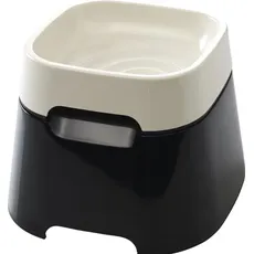 Bild Ergo Cube water bowl with rubber edge 22x22x16 cm, black/white