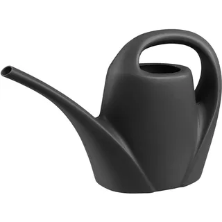 greemotion Gießkanne, Blumengießkanne mit langem Ausgießer, Kunststoff, 1,5 l, Anthrazit