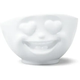 FIFTYEIGHT PRODUCTS / Schale „Herzlich“ (Porzellan, 500ml, Innen: Rubin, Made in Germany)