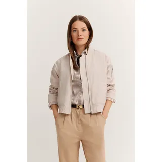 bugatti Blouson ohne Kapuze mit kleinem Kragen, beige