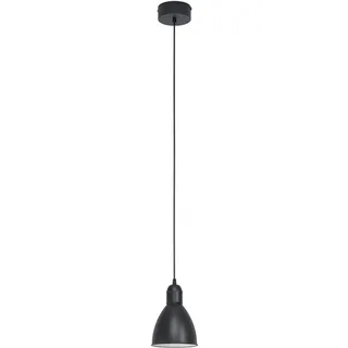 EGLO Priddy 1-flg. Ø 15,5 cm rund schwarz-weiß