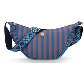 Pip Studio Umhängetasche Freya Half Moon Cross Body Bag Stripe Blue