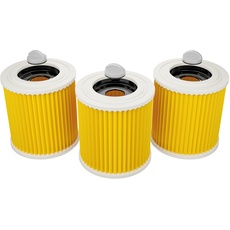 3 x Filter kompatibel mit Kärcher Staubsauger Premium WD3 WD2 WD3 WD1 MV3 MV2 WD 3 P Extension KIT Nass - & Trockensauger - gegen Feinstaub - Gerüche