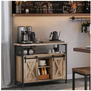 VASAGLE Sideboard, LSC092B50 natur 100,0 x 33,0 x 80,0 cm, 1 St.