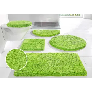 Badematte OTTO HOME "Sanremo, Badvorleger, Badezimmer Teppich, sehr weich" Gr. 3, grün (hellgrün), H:30mm, Polyester, Badematten, Badematte, Badteppich, unifarben, rechteckig, rund & als 3-tlg. Set erhältlich, Topseller