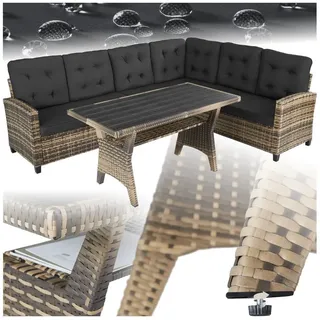 Tectake Catania Loungeset beige