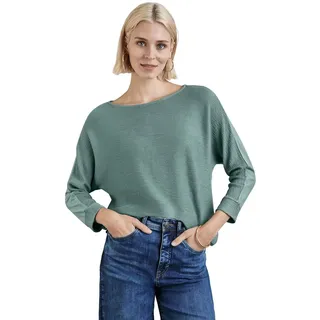 STREET ONE Damen A321930 Strukturshirt, Seafoam Green, 46
