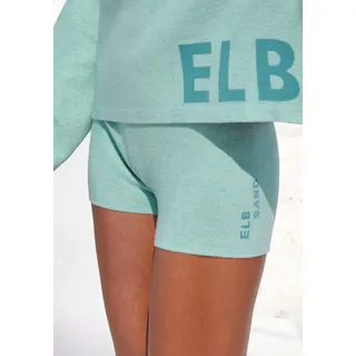 Elbsand Strickhose aus hochwertigem Strick, mit Logostickerei, Loungewear, blau