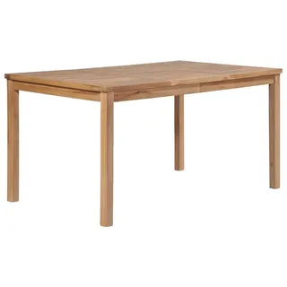 vidaXL Gartentisch 150 x 90 x 77 cm Natur