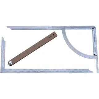 Hedue Zimmermannswinkel Alpha Set Edelstahl rostfrei 92 m